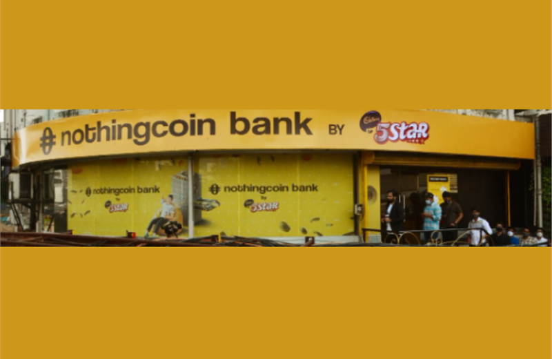 Cadbury 5Star creates NothingCoin Bank with Paytm and JioMart